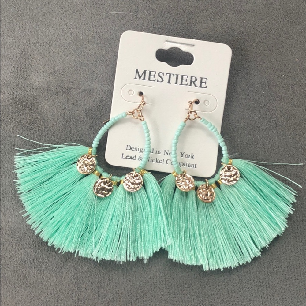*Last Pair* Teal Earrings